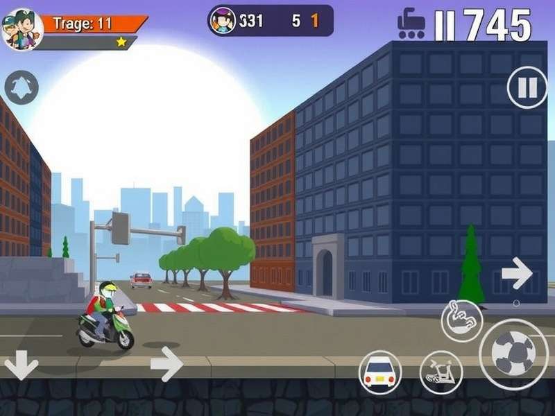 Unstoppable Urbanite Game Screenshot